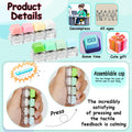 Keyboard Fidget Toy, Keyboard Fidget Keychain 4-in-1 Keyboard Decompression