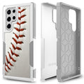 Case for Samsung Galaxy S22 Ultra, Baseball Sports Pattern Shock-Absorption Hard