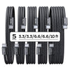C To Usb C Cable, 5-Pack [3.3/3.3/6.6/6.6/10Ft] For Iphone 17 Charger Cord, 60W