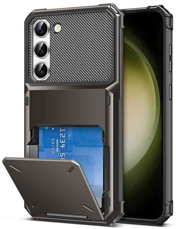 for Samsung S23 Case Wallet 5 Credit Card Holder Slot Flip Cover Galaxy S23 Wall