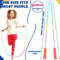 6 Pack Kids Jump Rope, Colorful Gradient Nylon Skipping Ropes for Children, 7.55