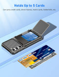 for Samsung S23 Case Wallet 5 Credit Card Holder Slot Flip Cover Galaxy S23 Wall