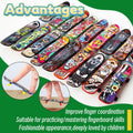 50 Pcs Mini Finger Skateboards,Fingerboards Toy Set,Mini Skateboards Finger Surf