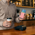 Wallet & Stand — Slim Vegan Leather Card Holder with N52 Magnets for iPhone 17/1