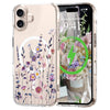 iPhone 16 Case [Compatible with Magsafe], Cute Flower Girls Women Clear Case