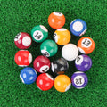 Mini Billiard Balls Set – 25mm (0.98") Small Pool Balls for Table Games, Travel