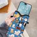 Women Phone Sleeve Pouch Case Bag with Crossbody Strap/Neck Lanyard for iPho