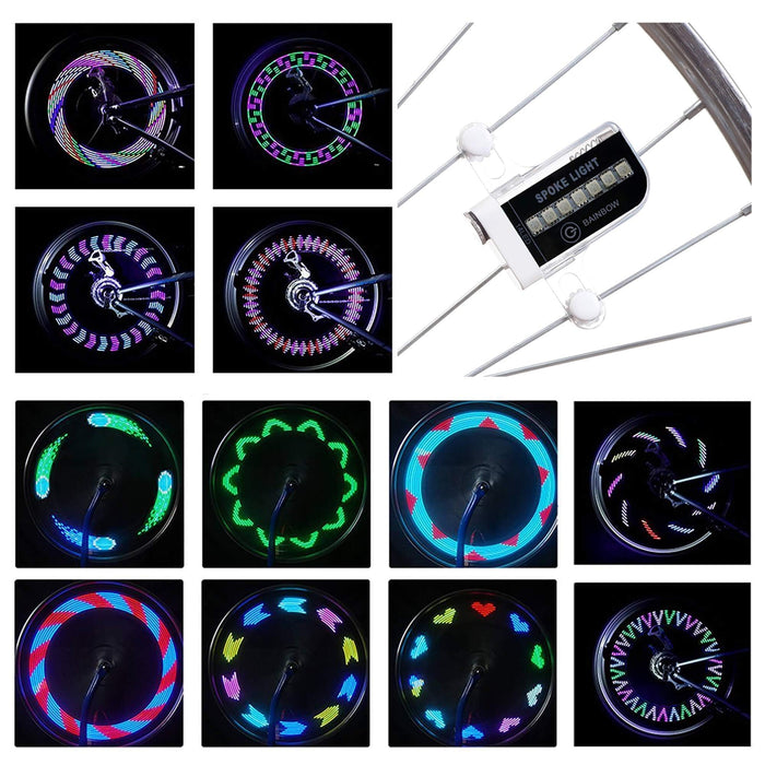 Led Bike Spoke Lights - DAWAY A12 Bright Bicycle Wheel Light (1 Pack), Safety Bi
