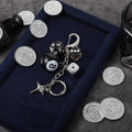 8 Ball Dice Charm Keychain Billiard Ball Star Bags Charms Y2K Aesthetic Keychain