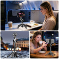 Multifunctional Magnetic Phone Tripod, Portable Selfie Stick for iPhone & Android