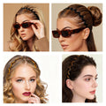 2026 Zigzag Headbands for Women, 2-Pack U-Shaped Hair Comb Headbands, Non-Slip S