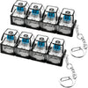 Keyboard Fidget Toy, Keyboard Fidget Keychain 4-in-1 Keyboard Decompression