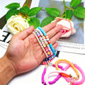 10pcs Friendship Bracelets for Teen Girls & Women: Beaded, Preppy, Beach Styles