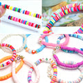 10pcs Friendship Bracelets for Teen Girls & Women: Beaded, Preppy, Beach Styles