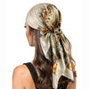 Inch Square Silk Like Head Scarf for Women Satin Hair Scarf Wrap Large Lightw