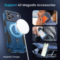 1 For Iphone 17 Pro Case [ Magsafe] [Invisible Kickstand] [Hd Screen Protector]