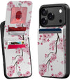 Iphone 17 Pro Wallet Case, Built-In Card Holder, Fashion Printed, Rfid Blocking,