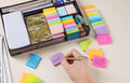 Sticky Notes 1.5x2 in, 9 Colors Bright Strong Adhesive Post, Suitable