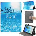 10.1 11 Inch Android Tablet Case, Dluggs Multi-Angle Viewing Stand Case Cover