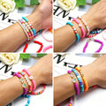 10pcs Friendship Bracelets for Teen Girls & Women: Beaded, Preppy, Beach Styles