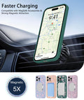 Elegant Design Phone Case for iPhone 14 Pro, Compatible with MagSafe Shoc