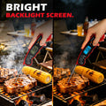 Instant Read Meat Thermometer — Kitchen Cooking, Candy, Oil & BBQ Grill Thermome