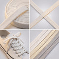5/16" Double Layer Flat Shoelaces - Non-Slip, No-Fray, No-Pilling, 21 Colors & 1