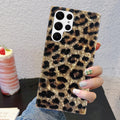 Galaxy S22 Ultra Case 5G 6.8-inch, Phone Case S22 Ultra, Soft Sparkly Leopard Pr