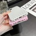 iPhone 16 Case Polka Dot Phone Cases Aesthetic Design Trendy Simple Case Sli