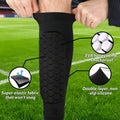 A Pair of Soccer Shin Guards Shin Pads for Kids Youth Adult, Calf Compression Sl