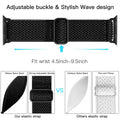 Watch Elastic Nylon Band — Stretchy Solo Loop for Series 1-11, SE & Ultra 38mm-4