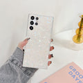 Galaxy S23 Ultra Case 5G 6.8-inch, Luxury Sparkle Glitter Translucent Clear Opal