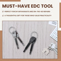 Set (Pack of 2) - Best Stocking Stuffers - EDC Keychain - Portable R