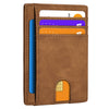 Slim Minimalist Wallet for Men,Front Pocket Wallet RFID Blocking Small Thin Cred