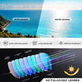 Aviator Sunglasses for Men Womens Polarized UV400 Protection Driving Sun
