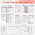 Cleaning Planner – Undated Daily, Weekly & Monthly Home Organizer with Chore Cha