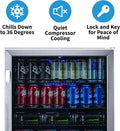 NewAir Beverage Refrigerator Cooler with 177 Can Capacity