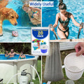 Skimmer Socks, 20 Pack Pool Socks for Skimmer Basket, Reusable Pool Filter