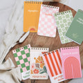 Pocket Notebooks Set Of 8 - Small 3x5 Spiral Notepads With Lined Pages