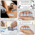 4 in 1 Keyboard Fidget Toy Keychain, Clicky Button Toy Stress Relief Keychai