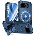 for Google Pixel 10a Case with 2-Pack HD Tempered Glass Screen Protector, Compat