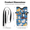 Women Phone Sleeve Pouch Case Bag with Crossbody Strap/Neck Lanyard for iPho