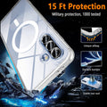 Samsung Galaxy S25 Fe Case With Screen Protector 2X, Magsafe,Phone Case Slim Har