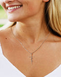 Cross Necklace for Women Faith Cross Pendant Necklace Stainless Steel Faith Reli
