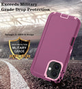 With Iphone 16 Case With Hd Screen Protector, [2 In 1 ] Heavy Duty Protection Ph