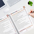 Cleaning Planner – Undated Daily, Weekly & Monthly Home Organizer with Chore Cha
