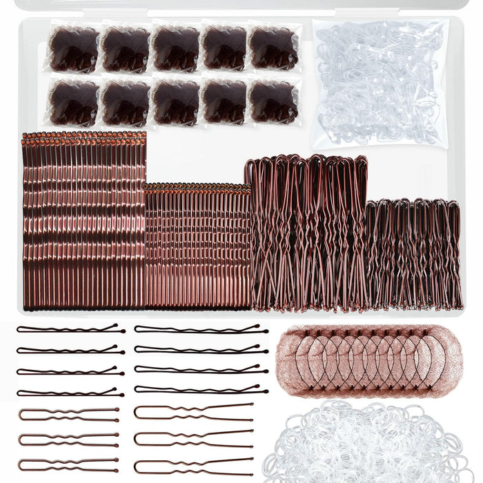 Bobby Pins Hair Pins Kit With Hair Net, Yingfeng Includes 100 Bobby Pins For Wom