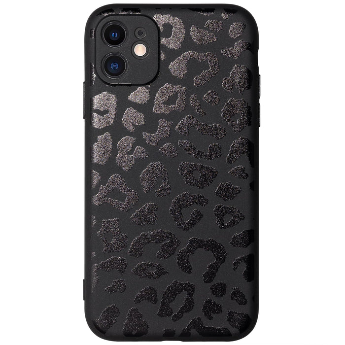 Phone Case Compatible with iPhone 11, Leopard Aesthetic Animal Pattern, Sof
