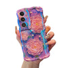 Samsung Galaxy S25 Floral Phone Case - Retro Oil Painting Colorful Flower Aesthetic Cover