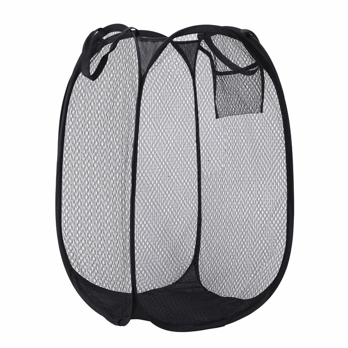 Collapsible Laundry Basket — Pop-Up Mesh Hamper for Bathroom, Dorm, Travel & Cru